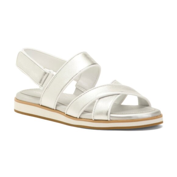 COLE HAAN Leather Mirabelle Criss Cross Comfort Sandals - Picture 4 of 4